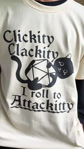Clikity cute shirt for dnd fans 💕💕💕 #dnd #dndtiktok #dungeonmaster #dungeonsanddragons #fyp 