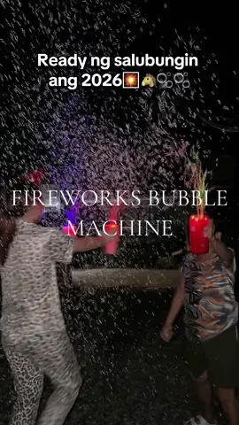 Replying to @Laila❤️❤️ Ready na salubungin ng ligtas ang 2026!!🎇🫧#fireworksbubble #bubblemachine #fireworksbubblemachine #newyear #christmas  bubble machine bubble machine for kids bubble machine firework bubble machine toy bubble machine for new year