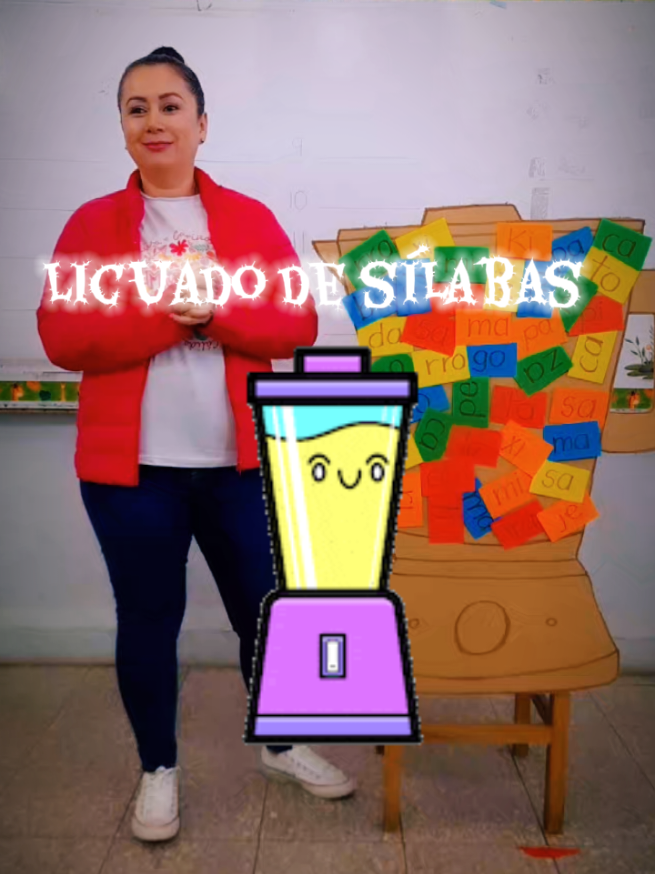 Licuado de sílabas  Una actividad lindísima que a los chicos les encantará... te lo prometo!! #maestra #primergrado #lectoescritura #aprendizaje #diversión 