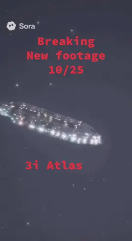 Atlas 3i new footage. Could it be real? Ai ? #3iatlas #catsoftiktok #trump #ViralVideo #gato 