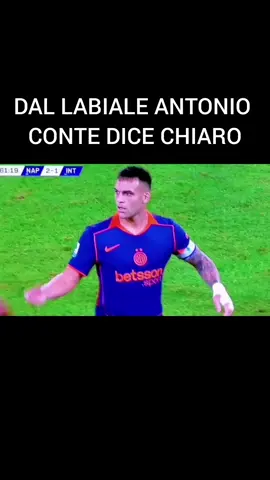 Non riesco a leggere il labiale  #antonioconte #lautaromartinez  #napoli #forzanapoli #inter 