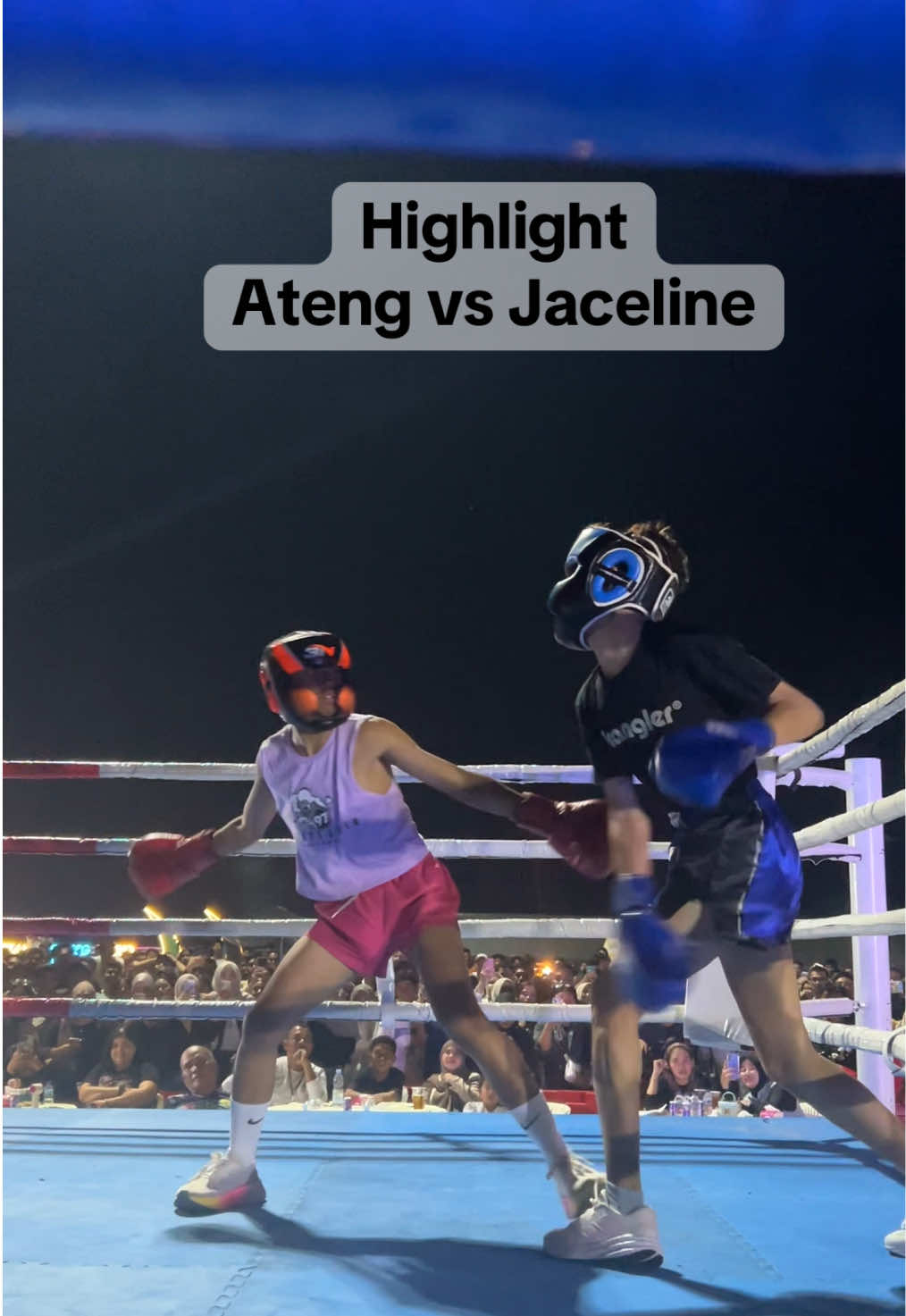 Tungkal Fight Night Highlight Ateng Vs Jeceline di wfc #tungkalfightnight #atenk #jiceline #pakbray 