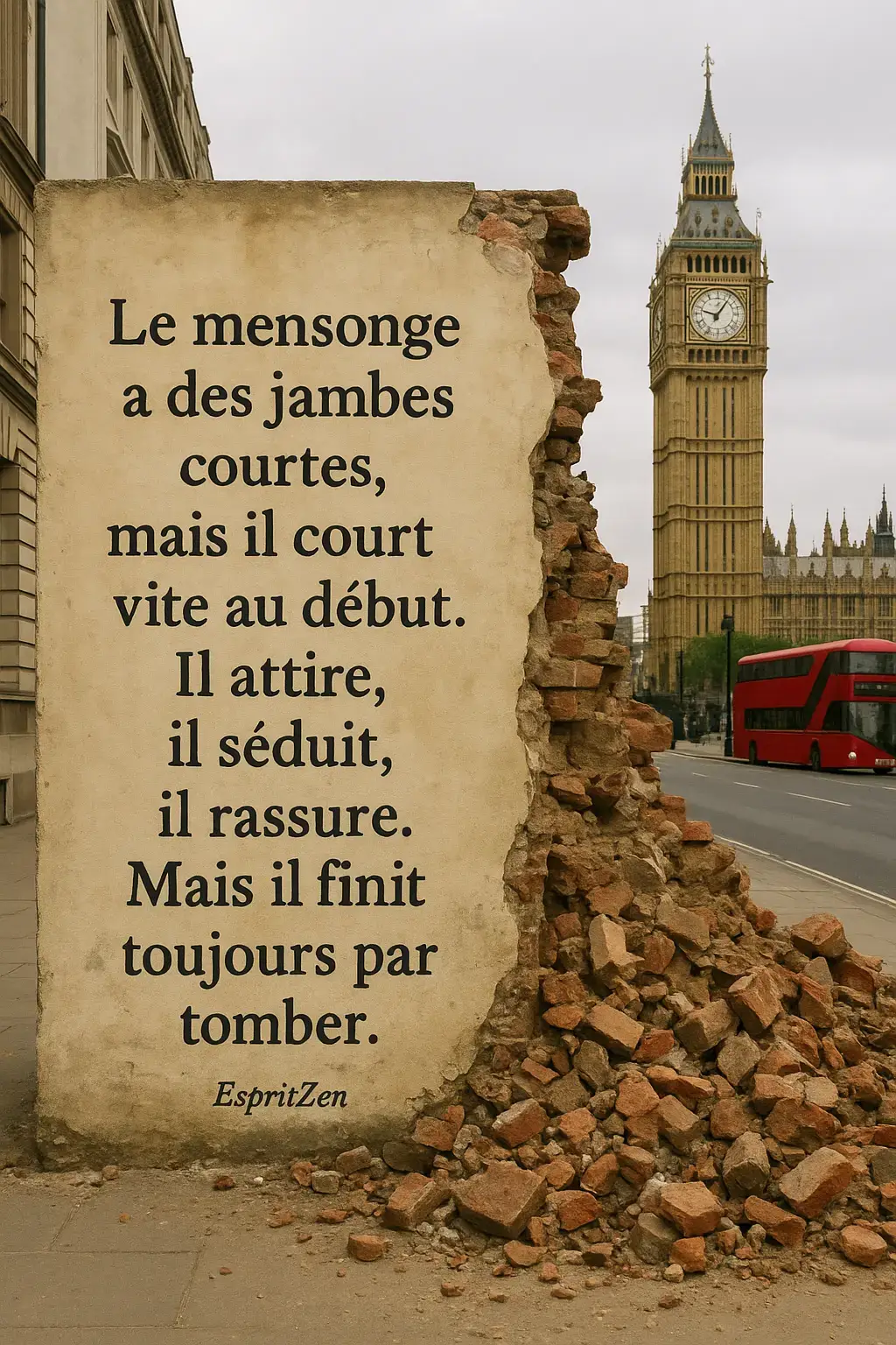 Le mensonge brille au début. La vérité éclaire à la fin. 🌙✨ #mensonge #verite #karma #santementale 