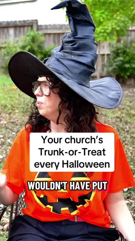 Trunk or Treat is a huge Halloween demotion! 🎃Watch Full sketch on YouTube 🔗 in bio! Starring: @Cody Belew & @Kelsie Craig 