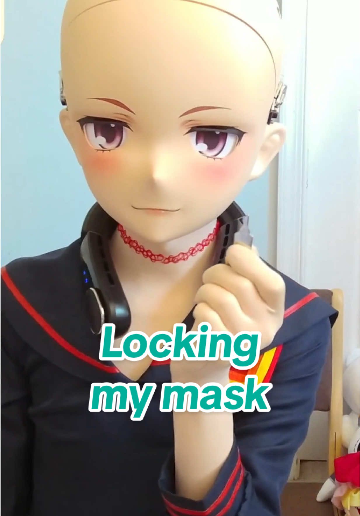 Locking my Mask #kigurumi #vtuberclips #vtuber 