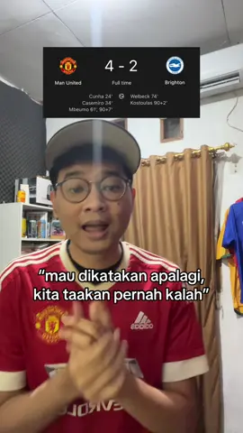 fans mu rindu kalah #manchesterunited #brighton #PremierLeague 
