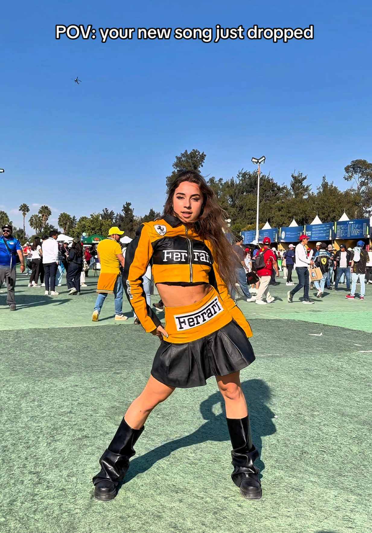 Here at the F1 in mexico city and had to dance to my song 🤩🙌🏻 comment ROUGE if you’ll learn it and do it ❤️❤️❤️ #rouge #f1 #mexico #newmusic 