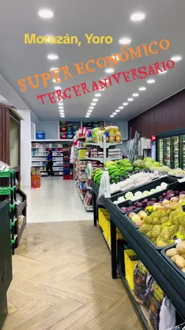 Supermercado El Económico en su tercer Aniversario en Morazán, Yoro 