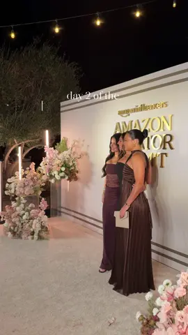 Day 2 of the Amazon creator summit ✨🫶🏼 srsly had the most amazing experience🤍 #amazoncreatorsummit @Amazon Influencer Program #creatorevent #influencerevent #diml 