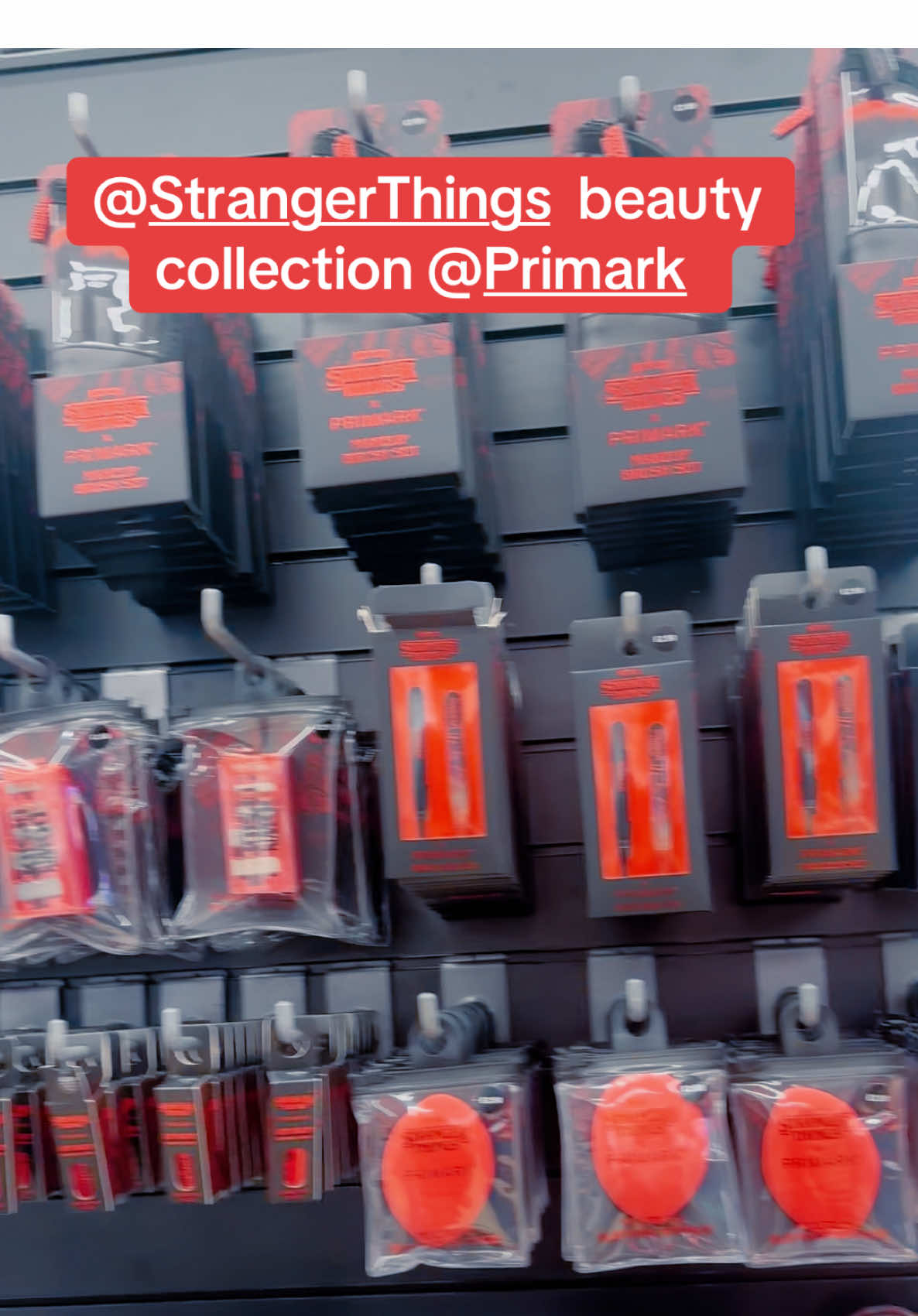@Stranger Things beauty collection @Primark right now #strangerthings#primark#beauty#collab#fyp