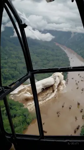 A Mighty Lion Roams the Amazon Rainforest — The King Hunts Again! 🦁  #LionInAmazon #MajesticLion #AmazonRainforest #WildlifeChase #NatureFootage       