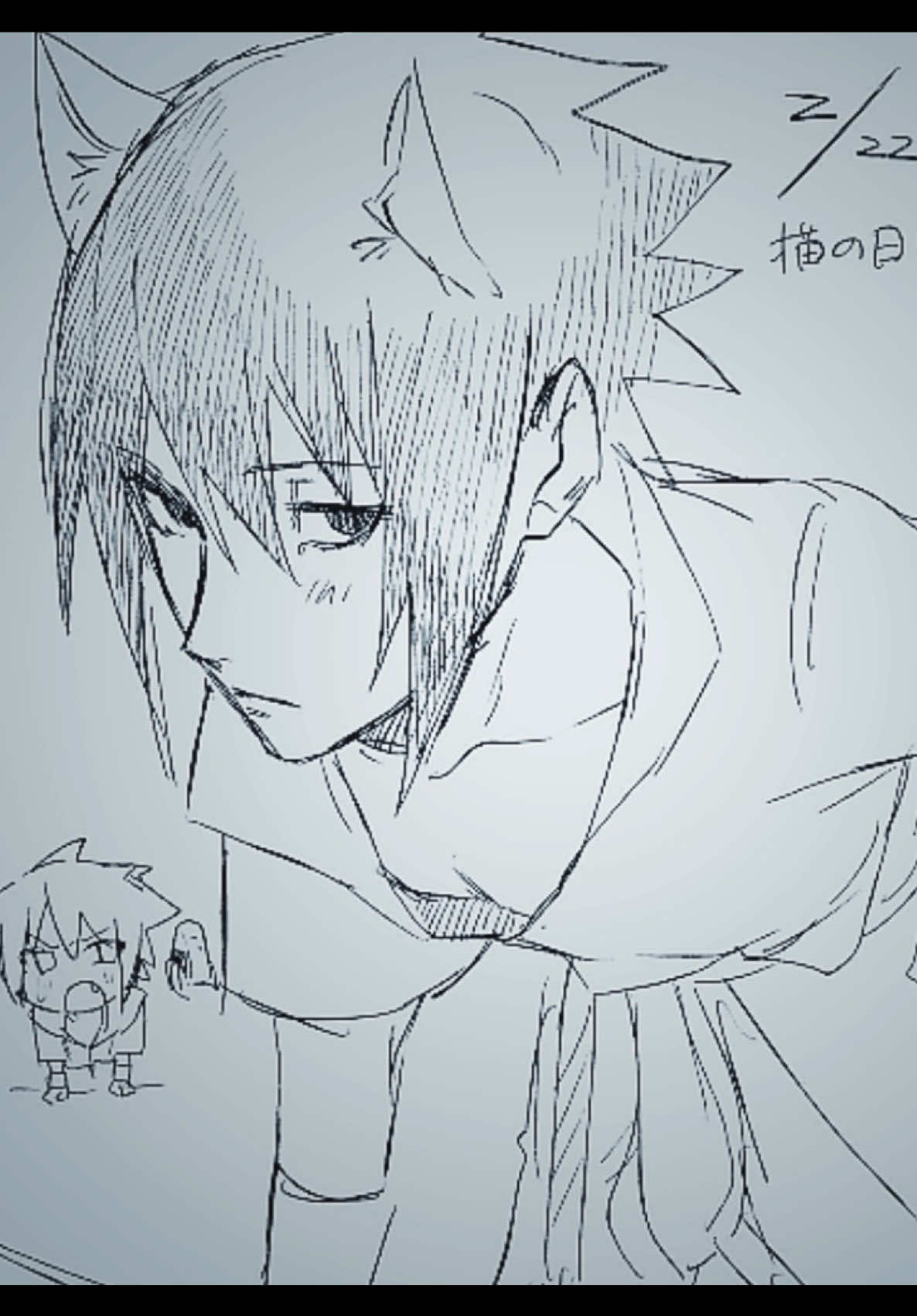@‧₊ ᵎᵎ sky ⋅ ˚ ⭑  made me do this<\3 #sasuke #catboysasuke #fyp #blowthisupforme #naruto 
