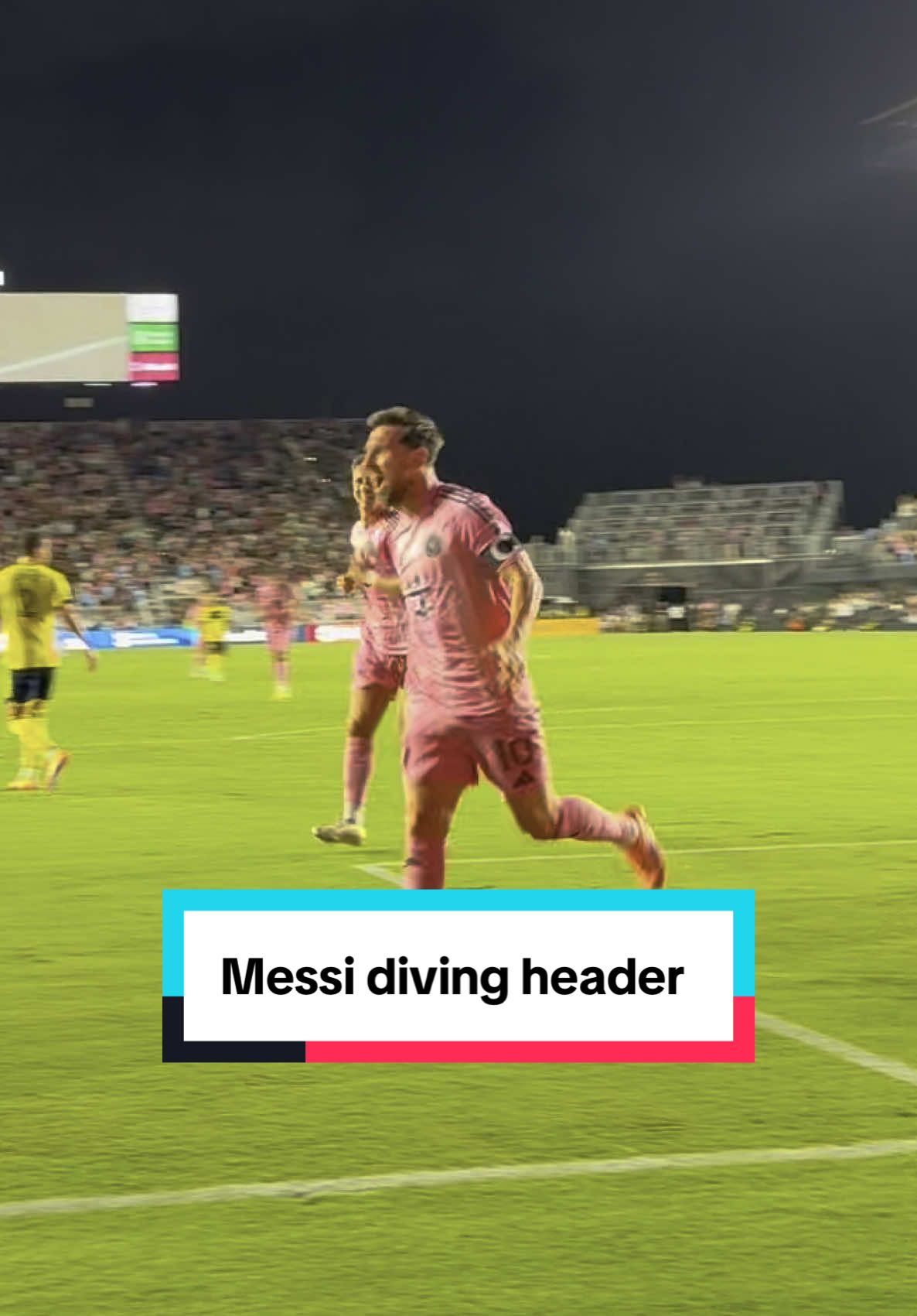 Leo Messi scores the first goal in the @AudiUSA #MLSCupPlayoffs 😤 #messi #MLS #postseason #intermiami 