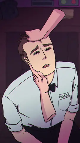 The Milkman is a good boy. #milkman #fananimation #thatsnotmyneighbor #handnecklace #yn 