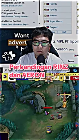RINZ > Aeron  @Aeronn #MLBB9TH #MLBB #aeronshikii #rrqhoshi #fyp 