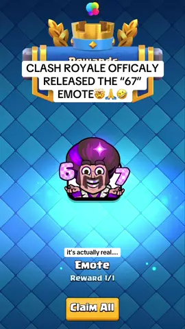 67🤷‍♂️ #fyp #clashroyale #67 #emote #aidenwolf 