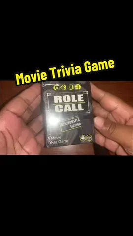 Movie Trivia Game #MovieTrivia #Game #tiktokshopblackfriday #BlackTikTok #blackmovies @RoleCallGame 