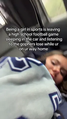 High school team lost 41-11 or whatever it was #naptime #womeninsports 