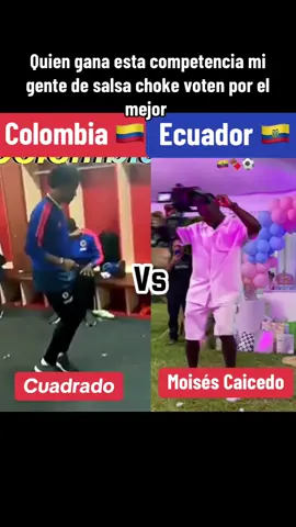 selección colombiana vs selección ecuador #cuadrado #moisescaicedo #lajoda #viral #futbolistas 