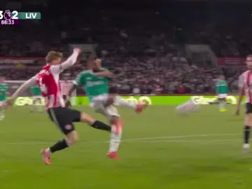 Salah goal today🔥🔥 no copyright intended all content owned by uefa#salah#liverpool#brentford#fyp#football