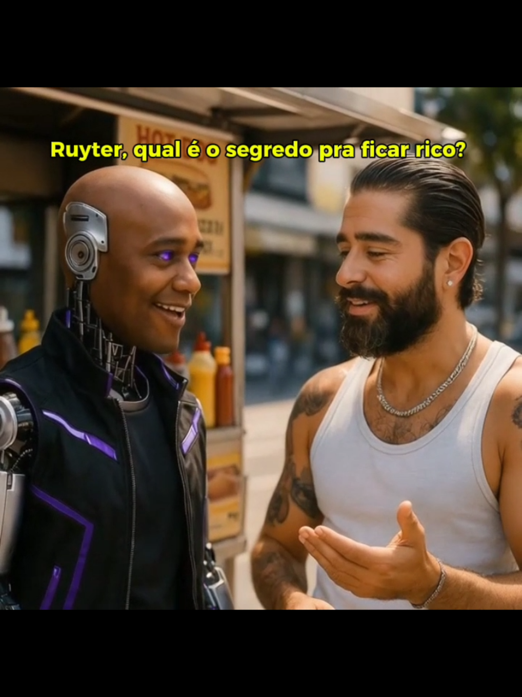 Ruyter falando sério e o Cleiton achando que era piada 😭🤖#RuyterIA #CleitonIA #IAzoeira #HumorInteligente #FYP