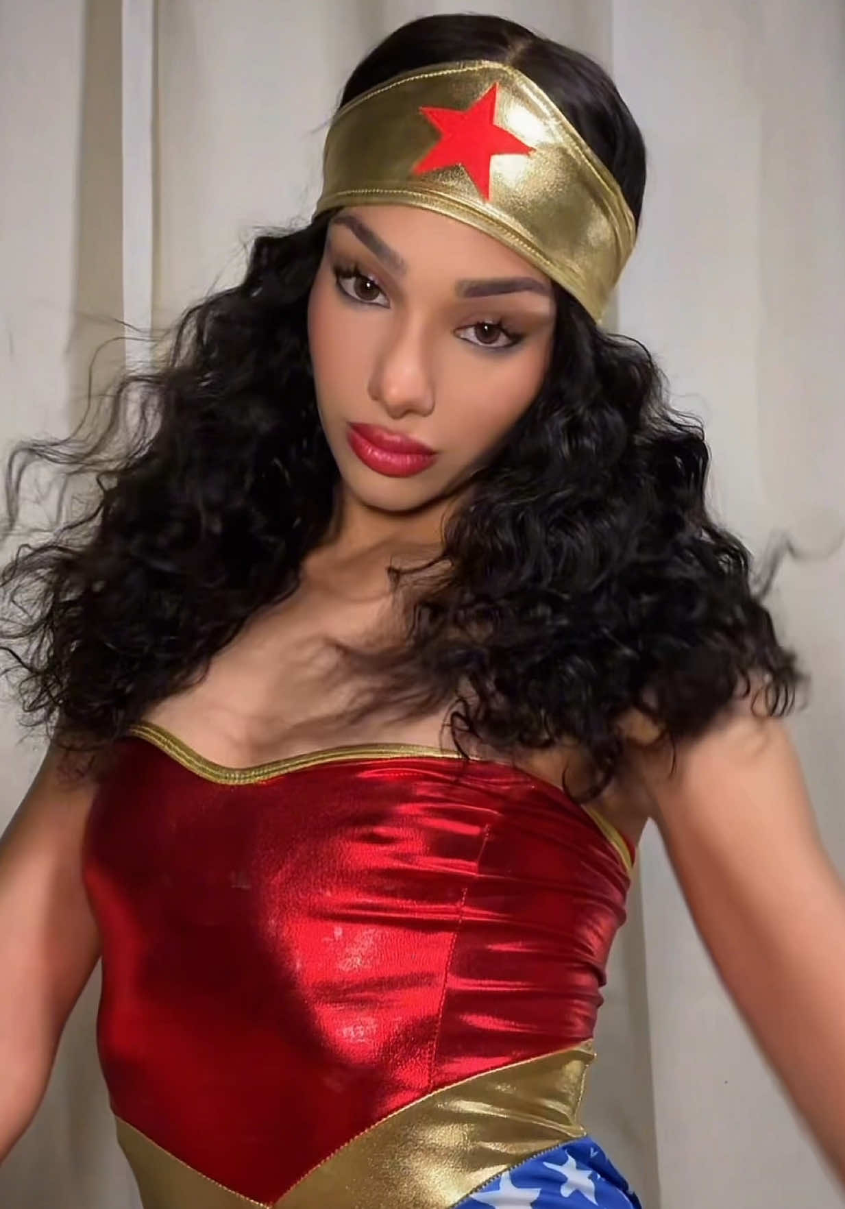 now that's a transformation IB: @Lily Rowland #halloween #superwoman #wonderwoman 