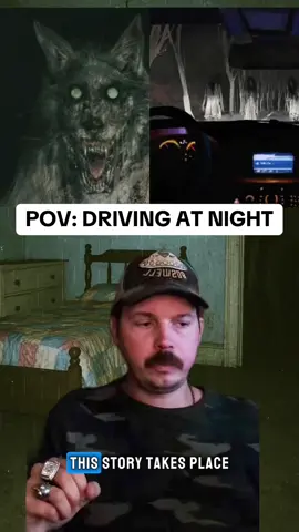 POV: DRIVING AT NIGHT #pov #scarystories #creepystorytime #spookystory #truestorytime 