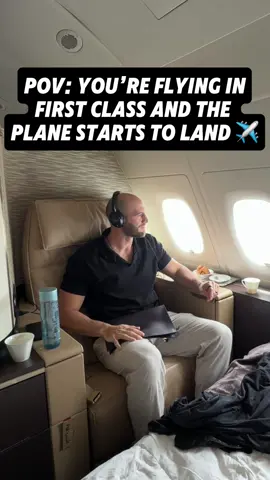 Gotta get your money’s worth 😎 #firstclass #etihadfirstclass 