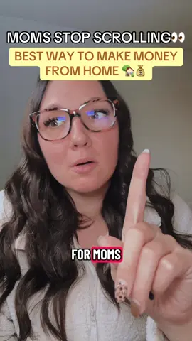 Not your regular WFH job moms 👀🙌🏻 Moms deserve to make money online while home too ✨🤍 #momhustle #beginnerfriendly #sidehustleformoms #makemoneyonlinenow #workfromhome 
