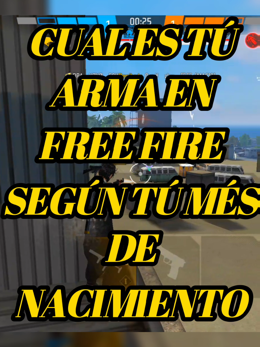 Cual es tu arma según tu mes de nacimiento #freefire #garenafreefire #mesdenacimiento #diciembre #erikff 