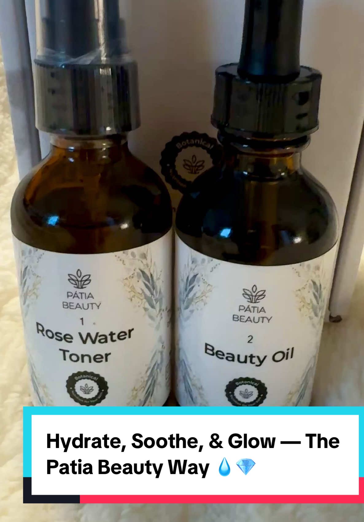🌹✨ Hydrated, glowing, and naturally radiant skin starts here! Meet the @Pàtia Beauty All-Natural Rose Water Toner & Beauty Oil Serum Duo — made with 100% organic ingredients to hydrate, soothe, and restore your skin’s natural balance. 💧 The Rose Water Toner refreshes and calms your skin — perfect after cleansing or a long day. 💎 The Beauty Oil Serum locks in moisture, giving you a silky, luminous glow without feeling greasy. ✔️ All-natural & organic ✔️ No parabens, no harsh chemicals ✔️ Lightweight & fast-absorbing ✔️ Suitable for all skin types Your skin deserves simple, clean luxury. ✨ Tap Shop Now and give your skin that Patia Beauty glow 🌹💦 #glowingskin #veganskincare #skincareroutine #minorityownedbusiness #skincareproducts 