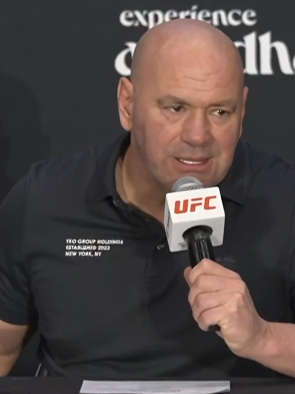 Hear #DanaWhite's instant reaction to the #UFC321 main event! #UFC #MMA