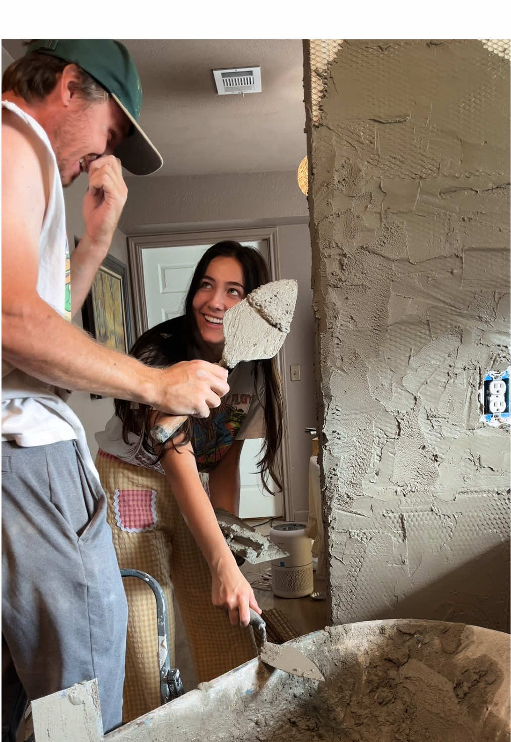 Why is everything funnier when you have to be quiet. Can’t wait to show y’all the kitchen transformation!!! 
