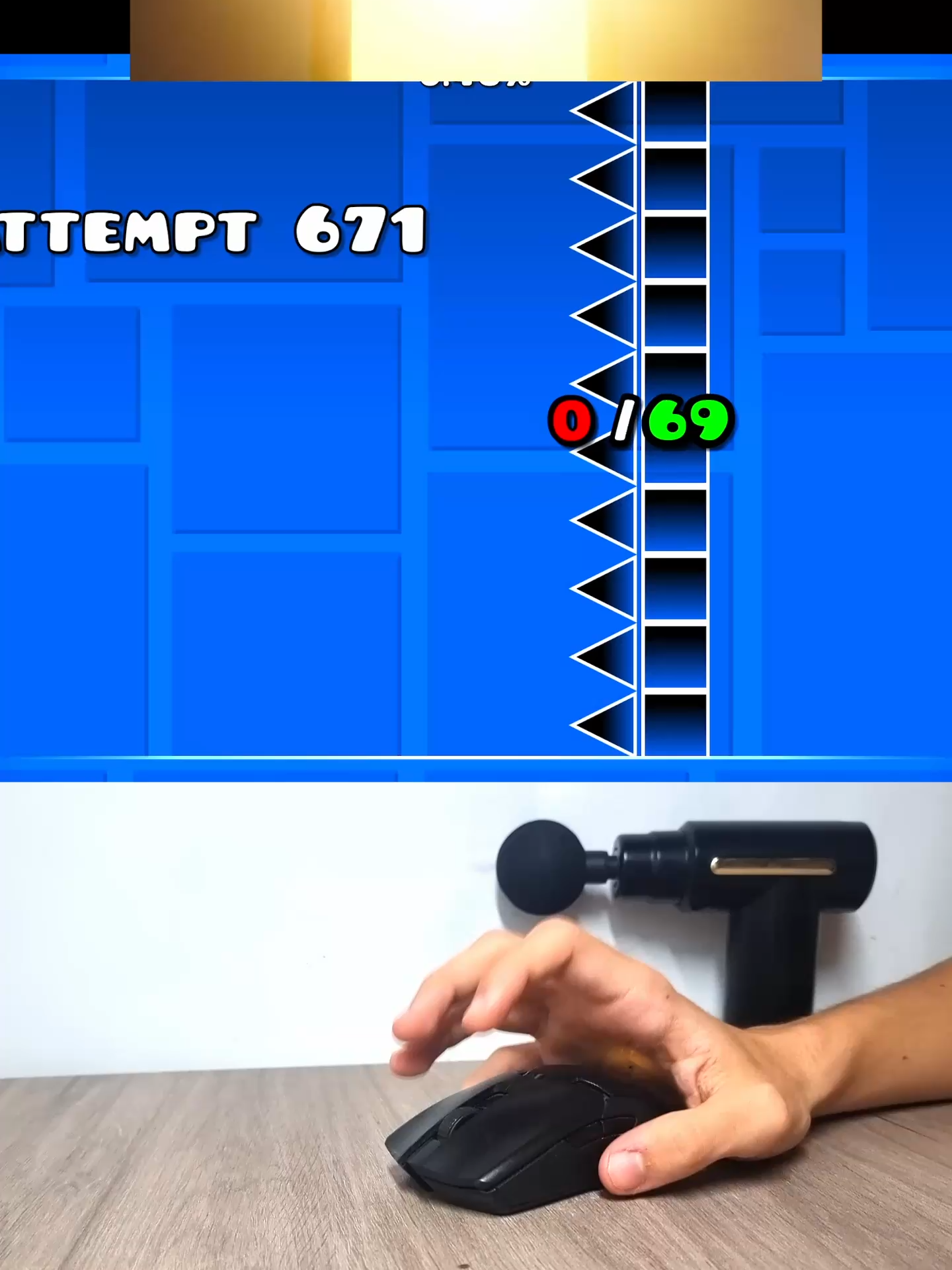 Impossible Kpop Golden Vs 69 Click Spam! #geometrydash