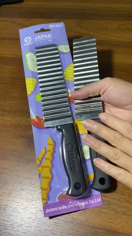 Dao cắt thái rau củ lưỡi gợn sóng bằng thép không rỉ #dao #daoluonsong 