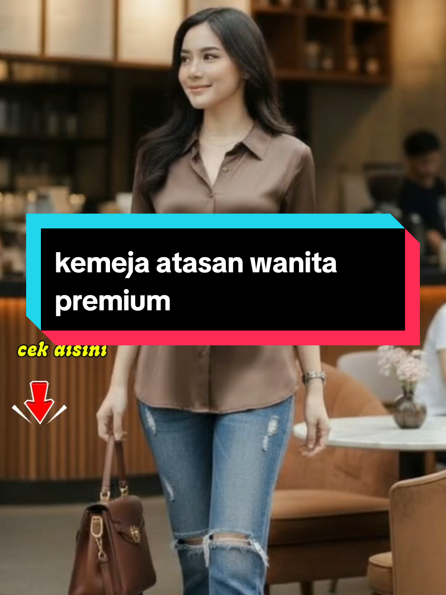 Kemeja atasan wanita Sutra Premium kwalitas tinggi #kemejawanita #kemejasutra #kemejapremium #atasanwanita 