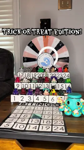 Join us for another game of TikToctopus Bingo: trick or treat edition! This time we are spinning for @Dawn Marie ! Come see who she takes home! Jar inspo from Inspired Polymer #octopus #bingo #trickortreat #polymerclay #etsysmallbusiness 