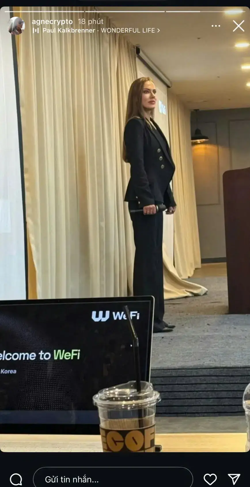 Câu nói nổi bật của Agne tại buổi gặp: 