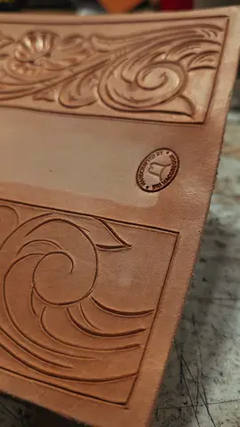 cutting the design vs. giving it life 🔥 #leatherwork #westernstyle #farmlife #18speed 
