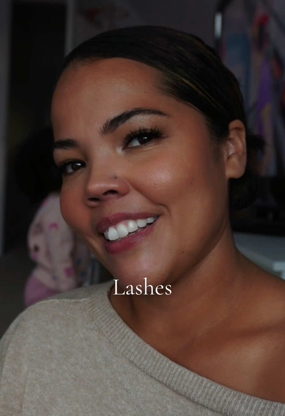 Trying the new @imPRESS Lashes Tab Lashes! Thank you to ImpressBeauty for sending these for me to try! #GiftedByImpressBeauty #GiftedByImpressLashes #lashapplication #falselashes 