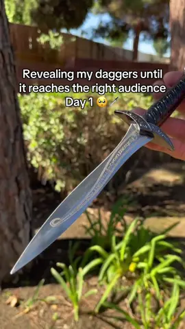 Please comment and repost if your support our work! 🥺❤️ #medievaltiktok #elvish #dagger 