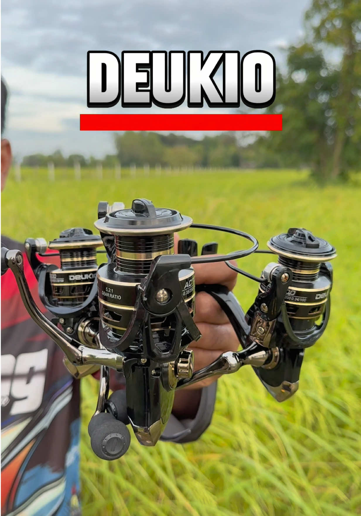 รอกDEUKIO ตอนนี้บางเบอร์ของหมด ต้องขออภัยด้วยนะครับ #รอกdeukio #รอกสปินนิ่งสปูนโลหะ #รอกตีเหยื่อปลอมราคาถูก #รอกตกปลาหน้าดิน #deukio 