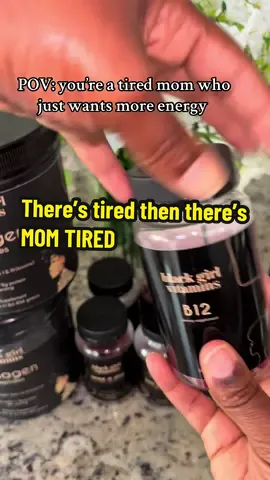 There’s tired then there’s mom tired #blackgirlvitamins #health #wellness #vitamins #blackwomenhealth 