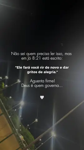 Em jó 8:21 está escrito #reflexão #Biblia #viraliza 