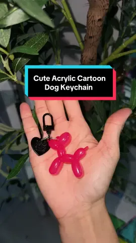 Cute Acrylic Cartoon Dog Keychain #dogkeychain #keychain #tiktokshop #tiktokshopfinds #dealsforyoudays 