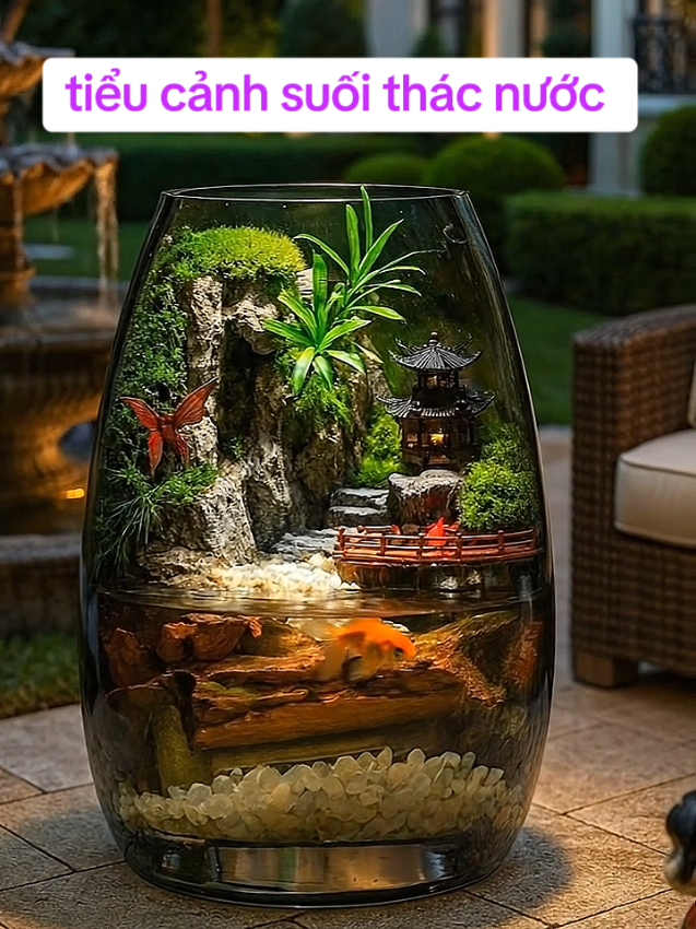 tieu canh suoi thac nuoc#shopcôngân #tiepthilienket #xuhuong2025 