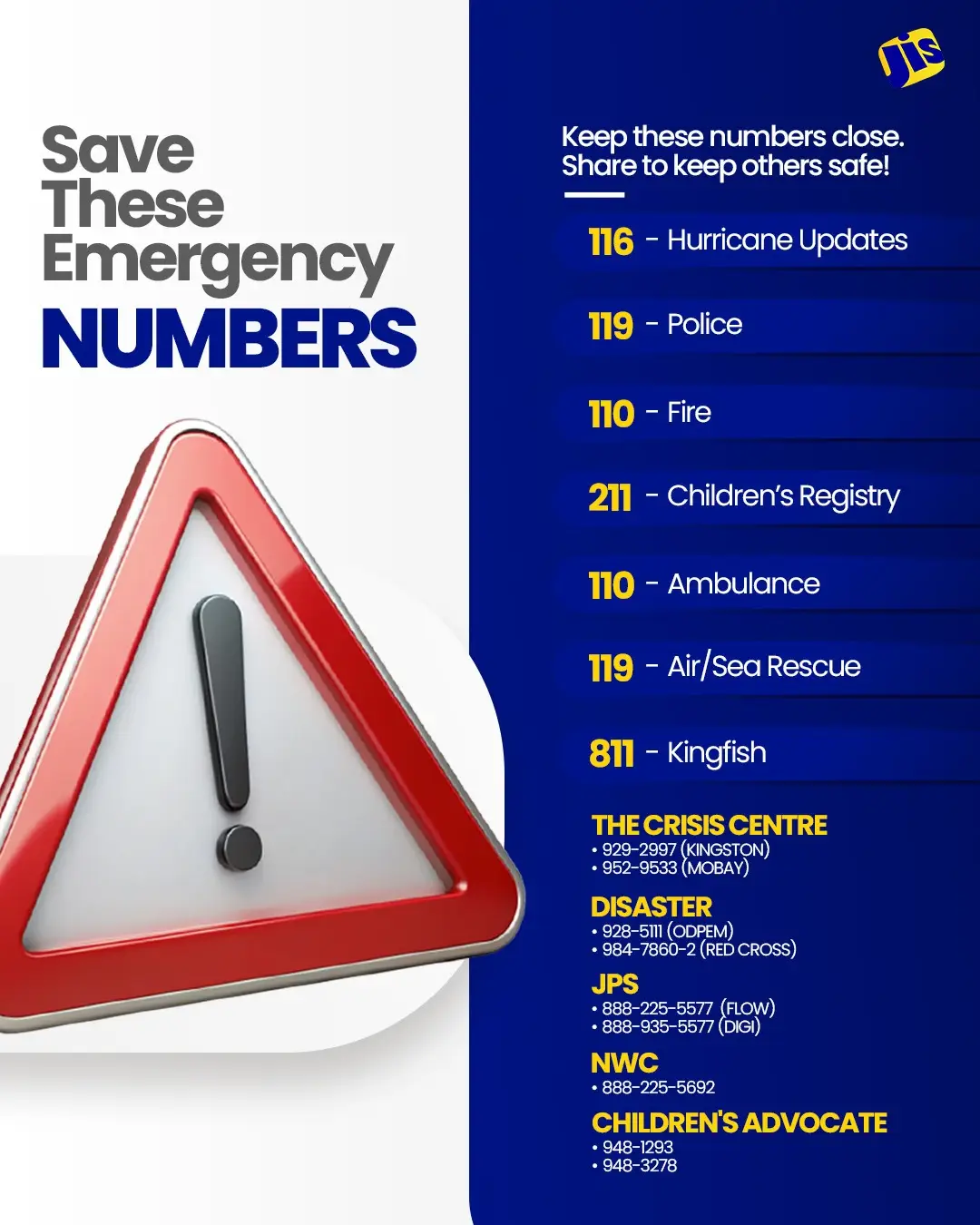 EMERGENCY NUMBERS