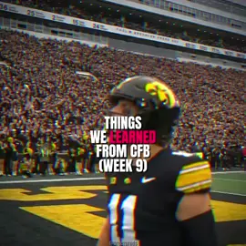 What We Learned CFB (Week 9) #fyp #viral #cfb #edit #football 