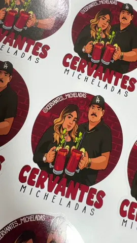 custom business stickers 🍻 send us a message to order or order directly on our 🕸️site 🛍️  stickers shown are 2” , all stickers are water resistant 😉 #vinylstickers #smallbusinessowner #customade #stickershop #michelada 