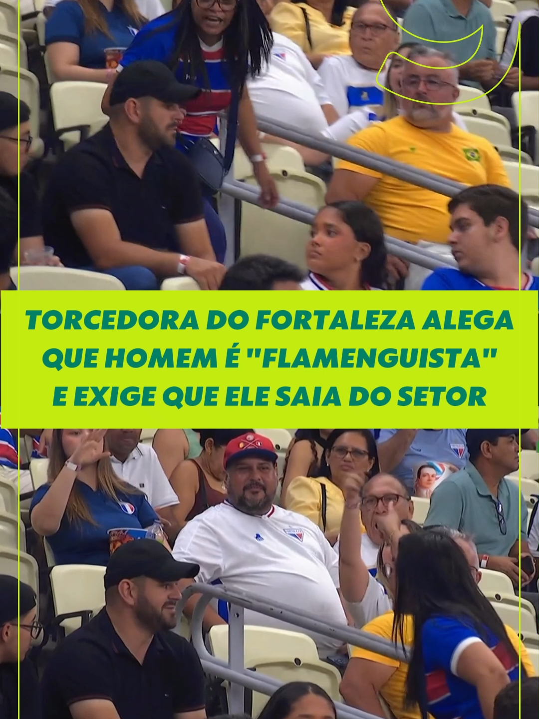Torcedora do Fortaleza alega que homem é 